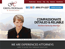Tablet Screenshot of hoffmanlawyer.com